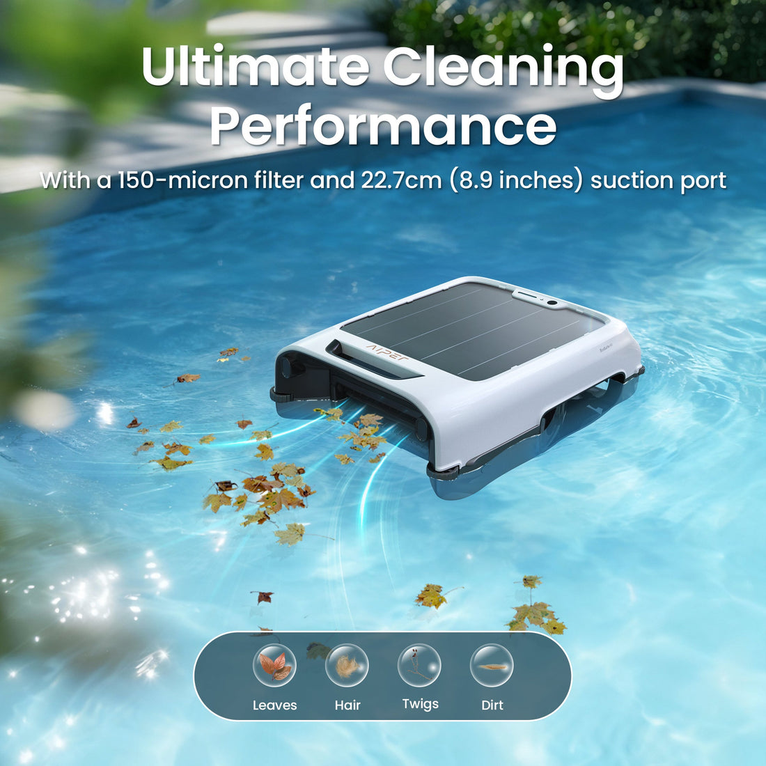 Aiper EcoSurfer M2 Cordless Robotic Pool Skimmer, image 5