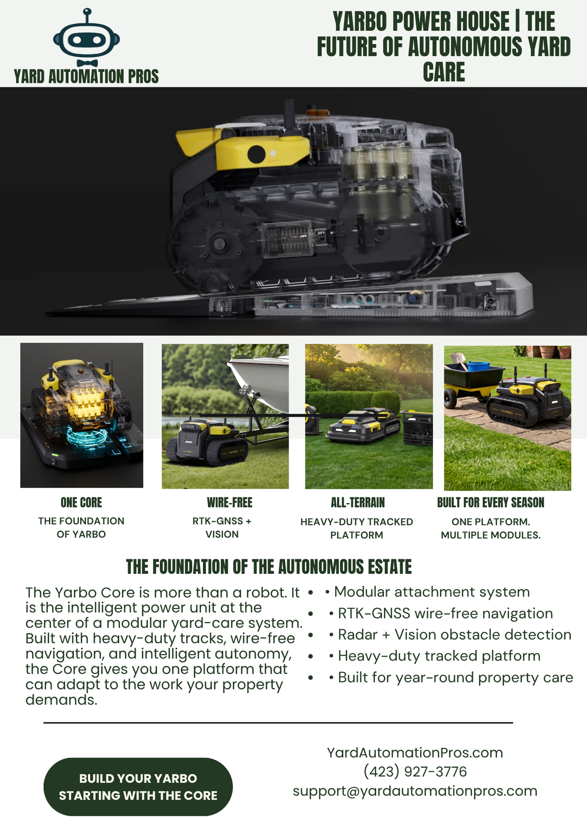 What Is the Yarbo Core? The Foundation of Year-Round Yard Automation