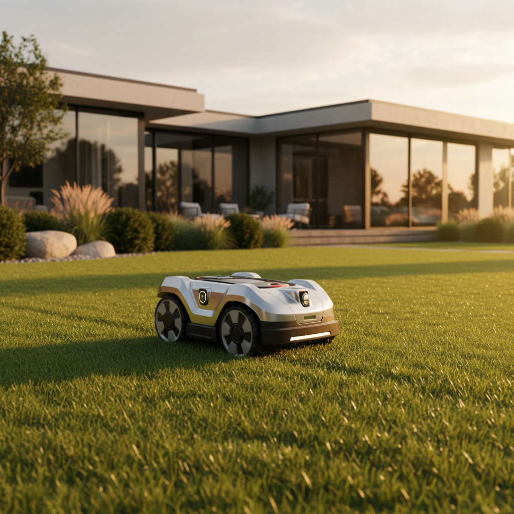 Robot lawn mower for large properties