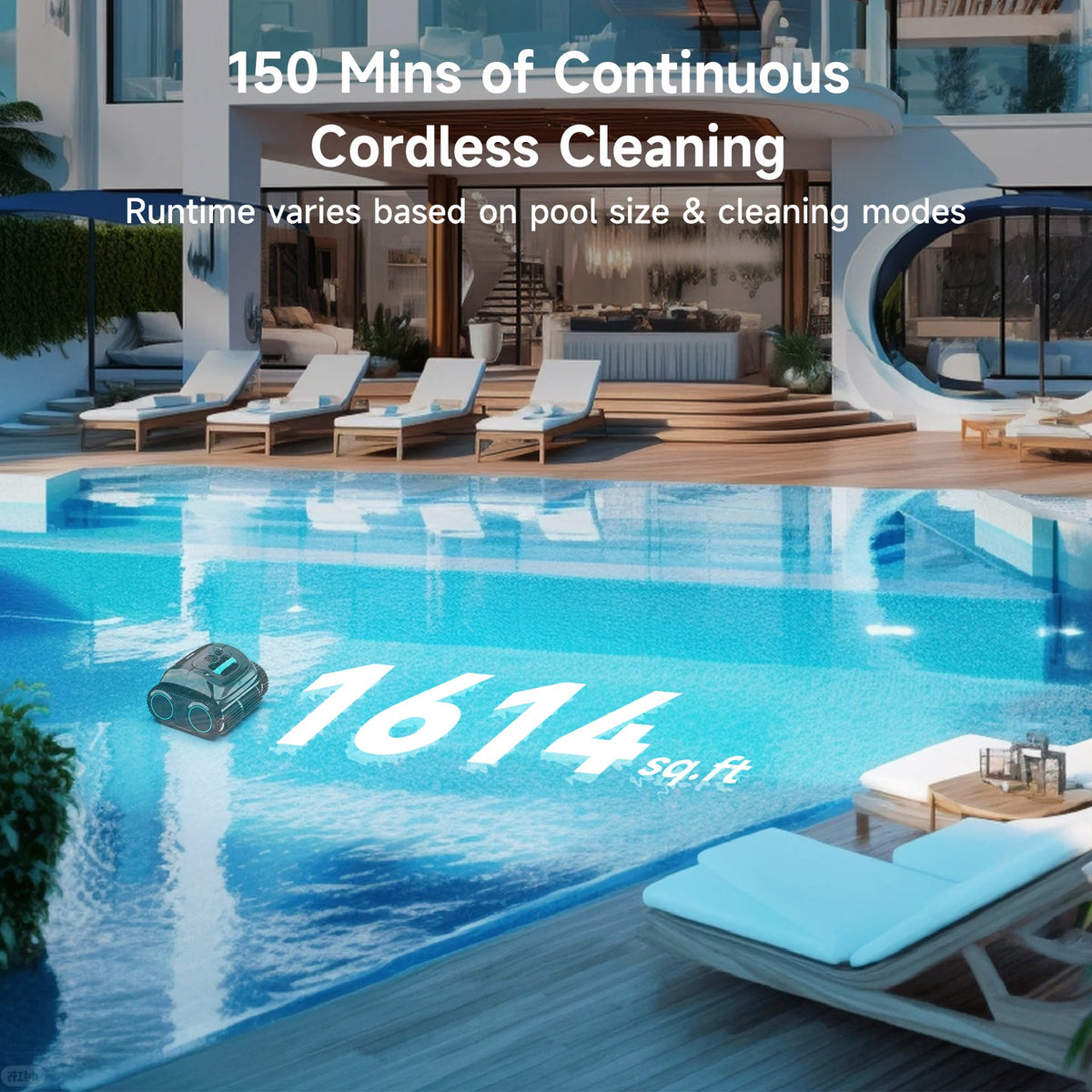 (2026 Upgrade) WYBOT C1 Cordless Robotic Pool Cleaner