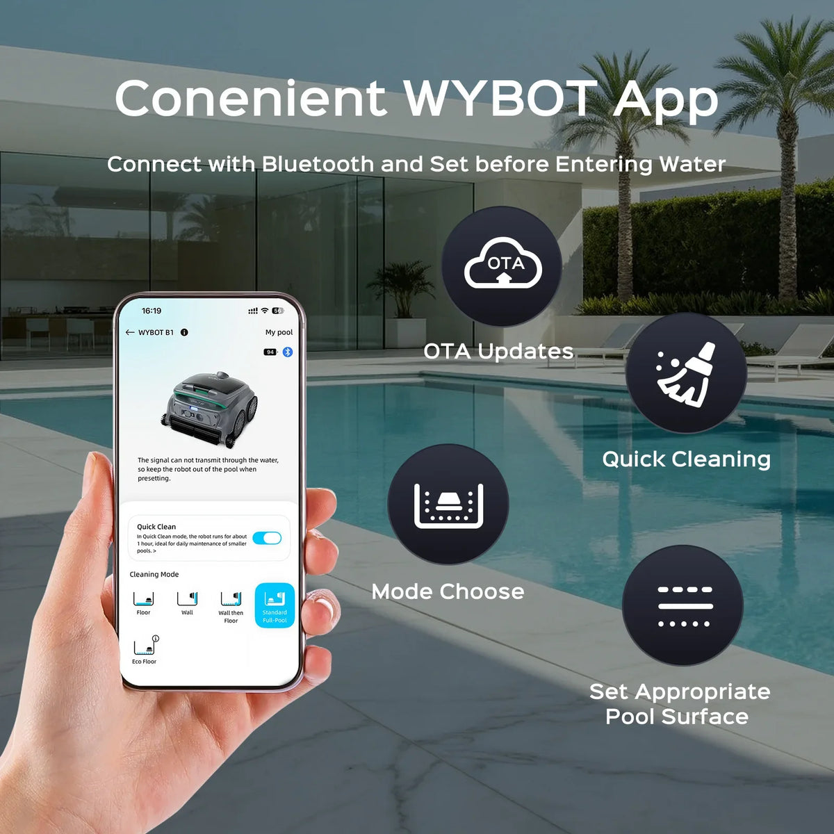 WYBOT Full Pool Solution Bundle-B1 & F1
