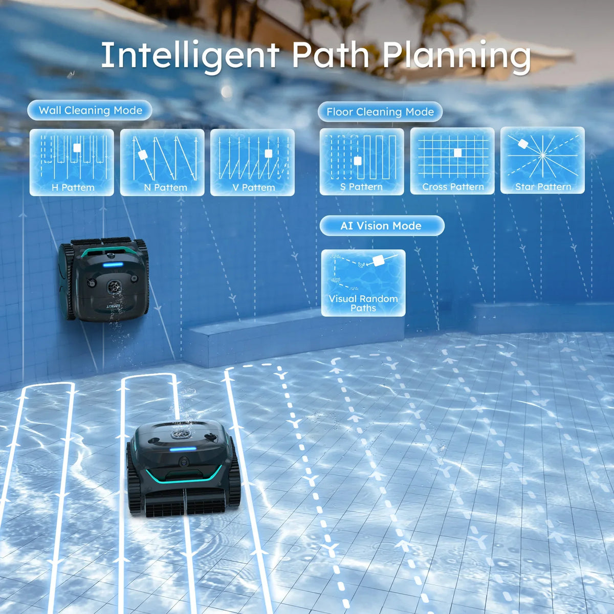(2026 New) WYBOT C2 Vision Cordless Robotic Pool Cleaner