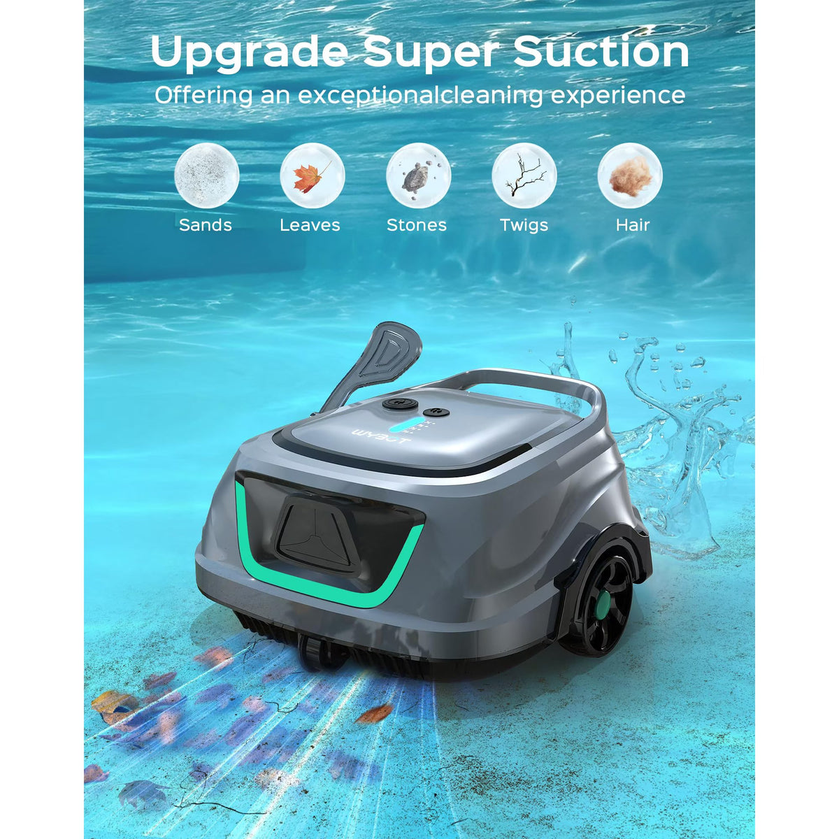 (2026 Upgrade) WYBOT A1 Cordless Robotic Pool Cleaner