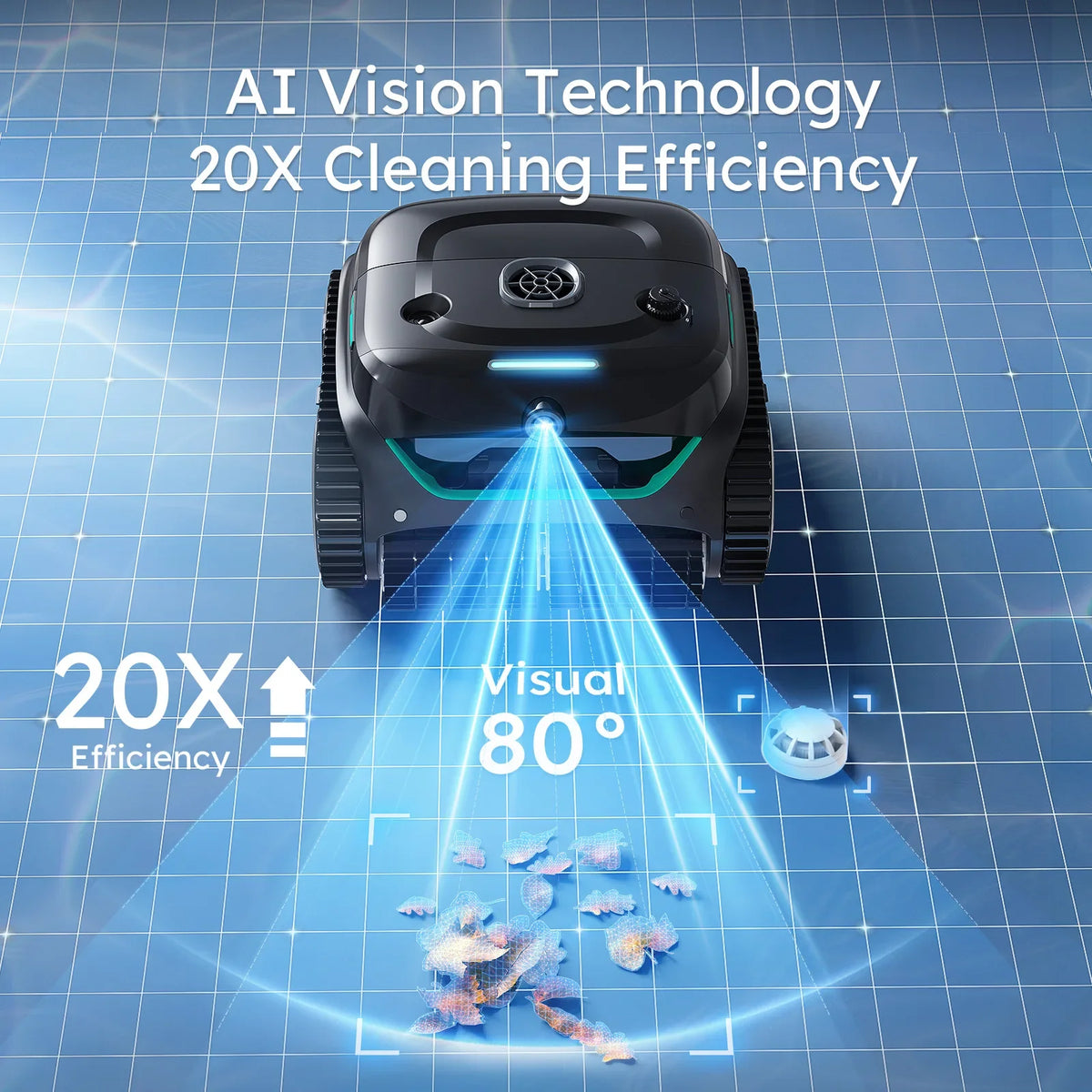 (2026 New) WYBOT C2 Vision Cordless Robotic Pool Cleaner