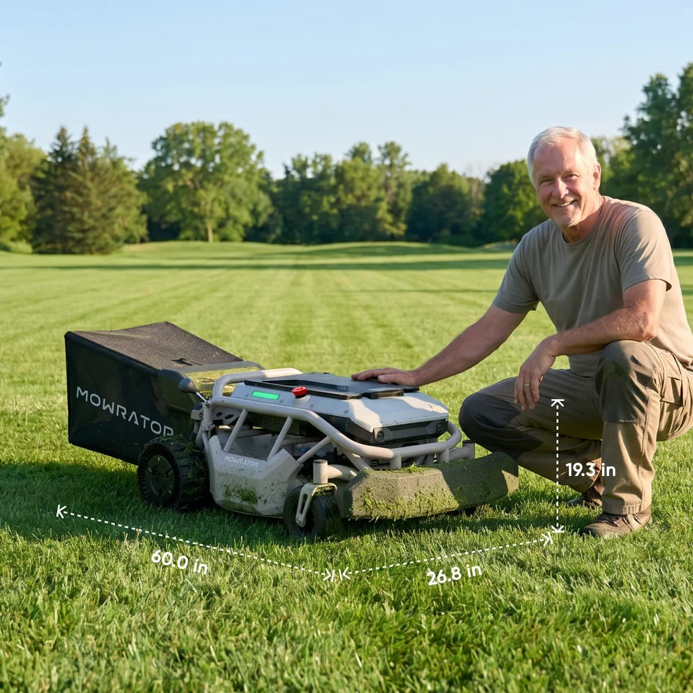 Mowrator S1 21″ 2WD Leaf & Lawn Remote-Control Lawn Mower