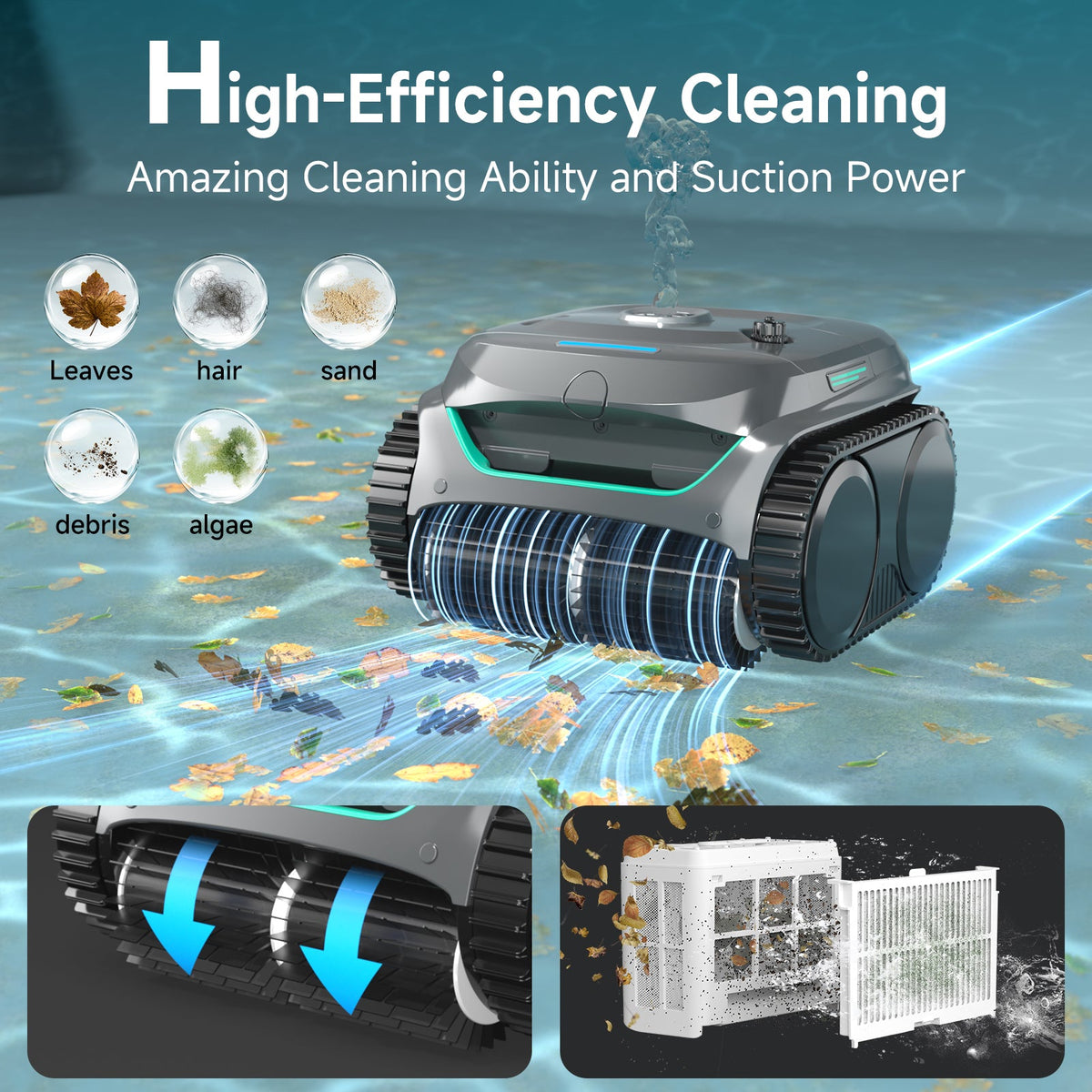 (2026 Upgrade) WYBOT C2 Cordless Robotic Pool Cleaner