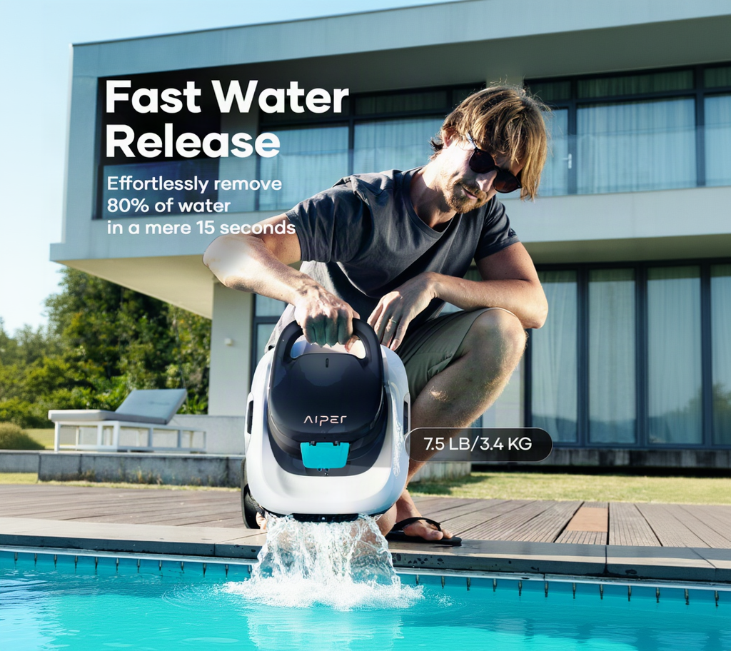 Aiper Scuba 800 fast water release