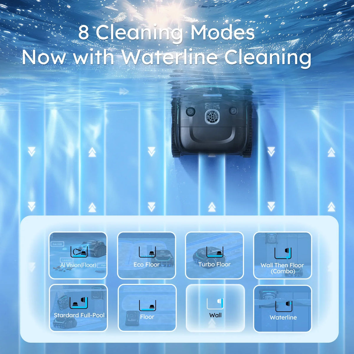 (2026 New) WYBOT C2 Vision Cordless Robotic Pool Cleaner