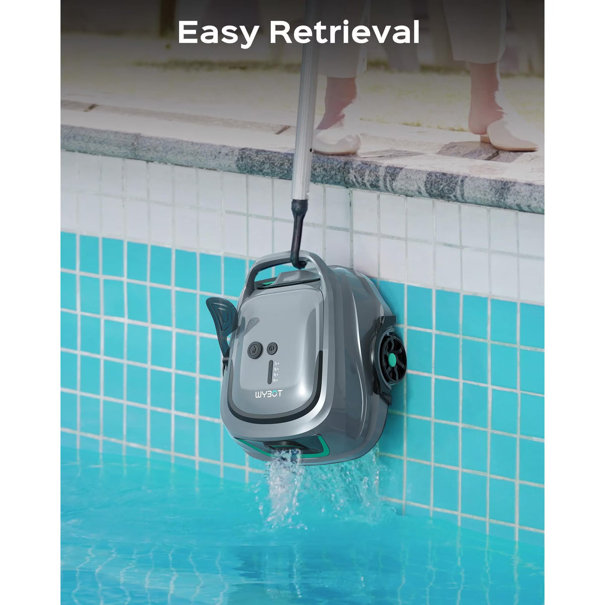 (2026 Upgrade) WYBOT A1 Cordless Robotic Pool Cleaner