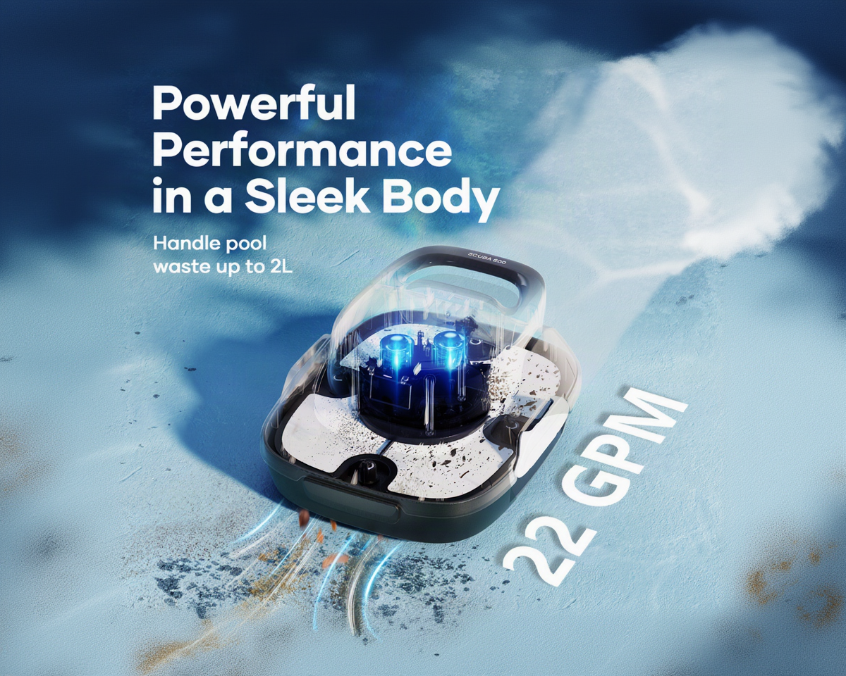 Aiper Scuba 800 powerful performance
