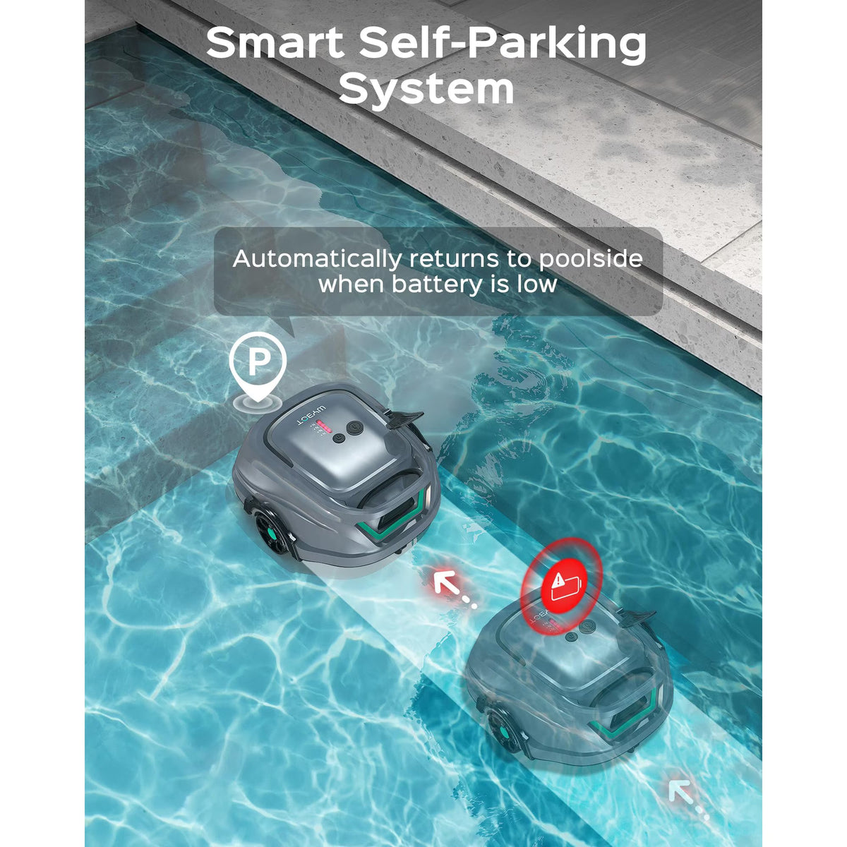 (2026 Upgrade) WYBOT A1 Cordless Robotic Pool Cleaner