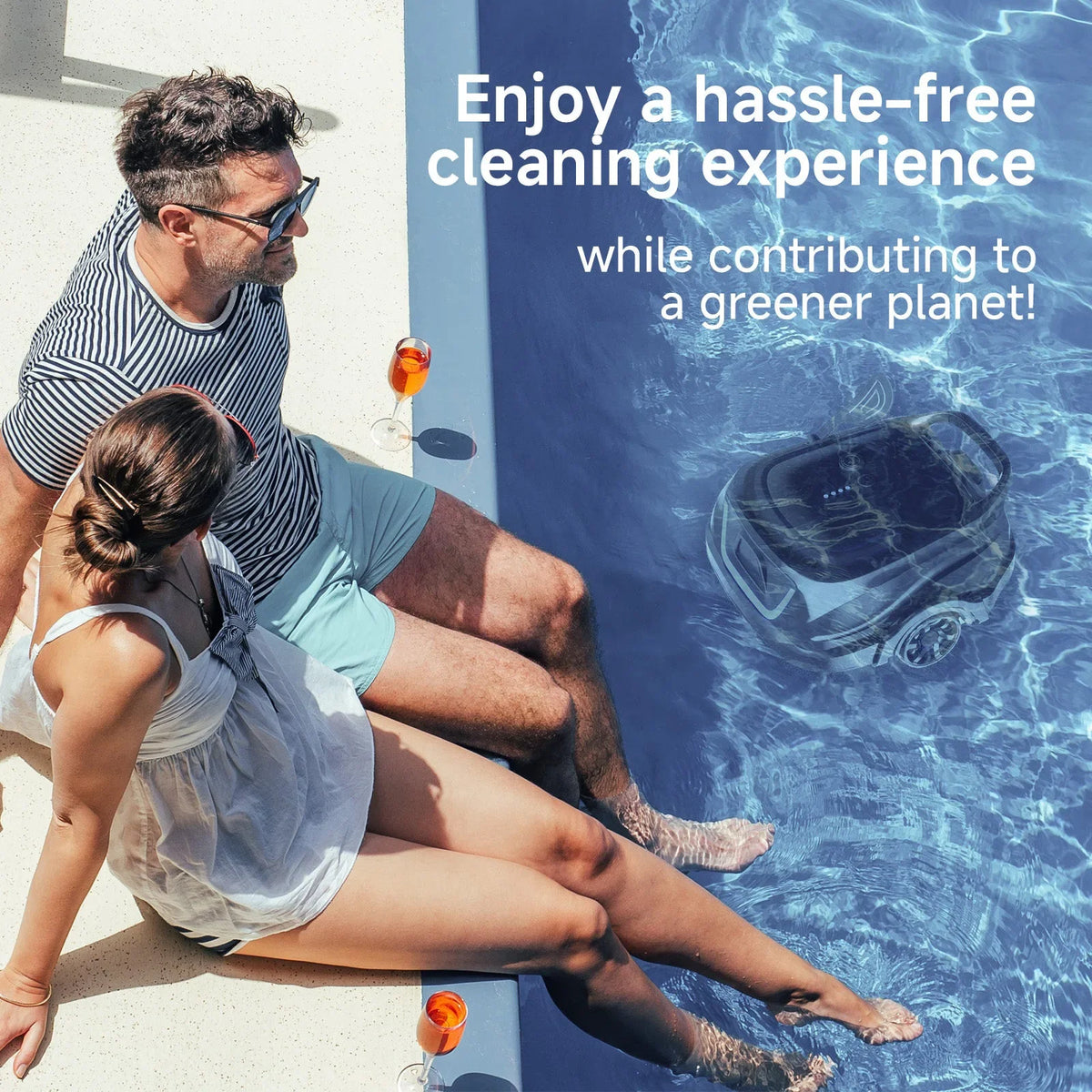 (2026 Upgrade) WYBOT A1 Cordless Robotic Pool Cleaner