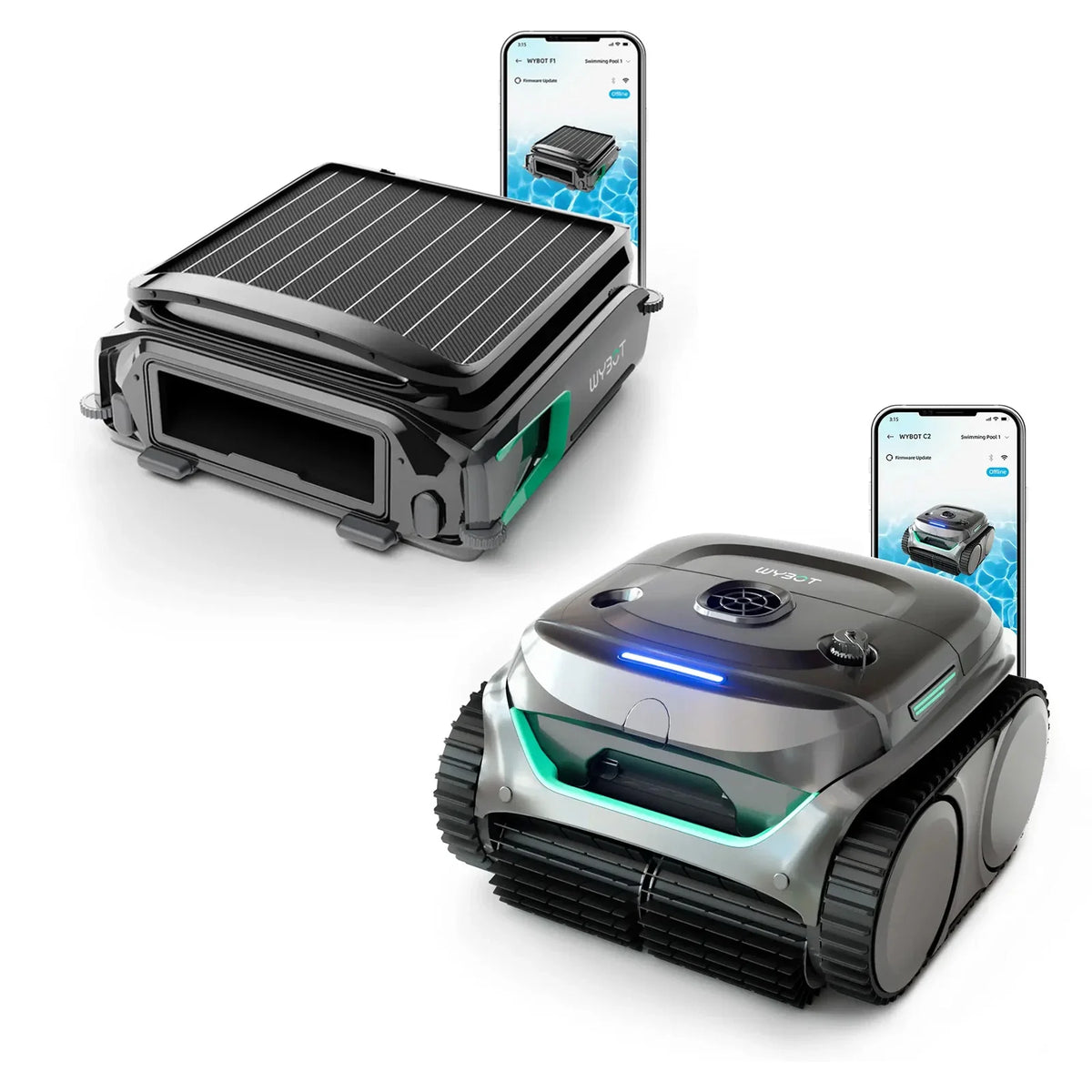 WYBOT Full Pool Solution Bundle-C2 & F1