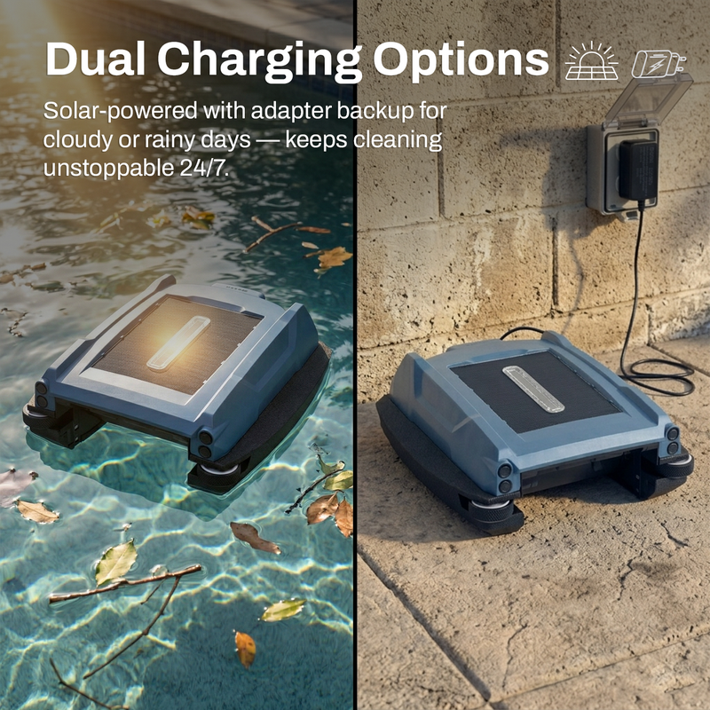Betta Neo dual charging options, solar and adapter
