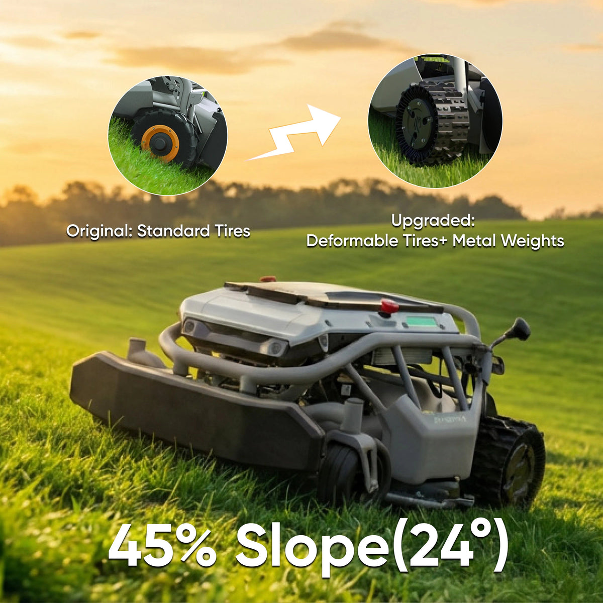 Mowrator S1 2WD mower detail view