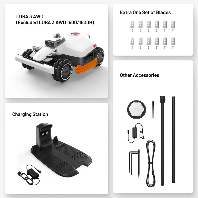 Mammotion LUBA 2 AWD |      All-Wheel Drive Estate Mower