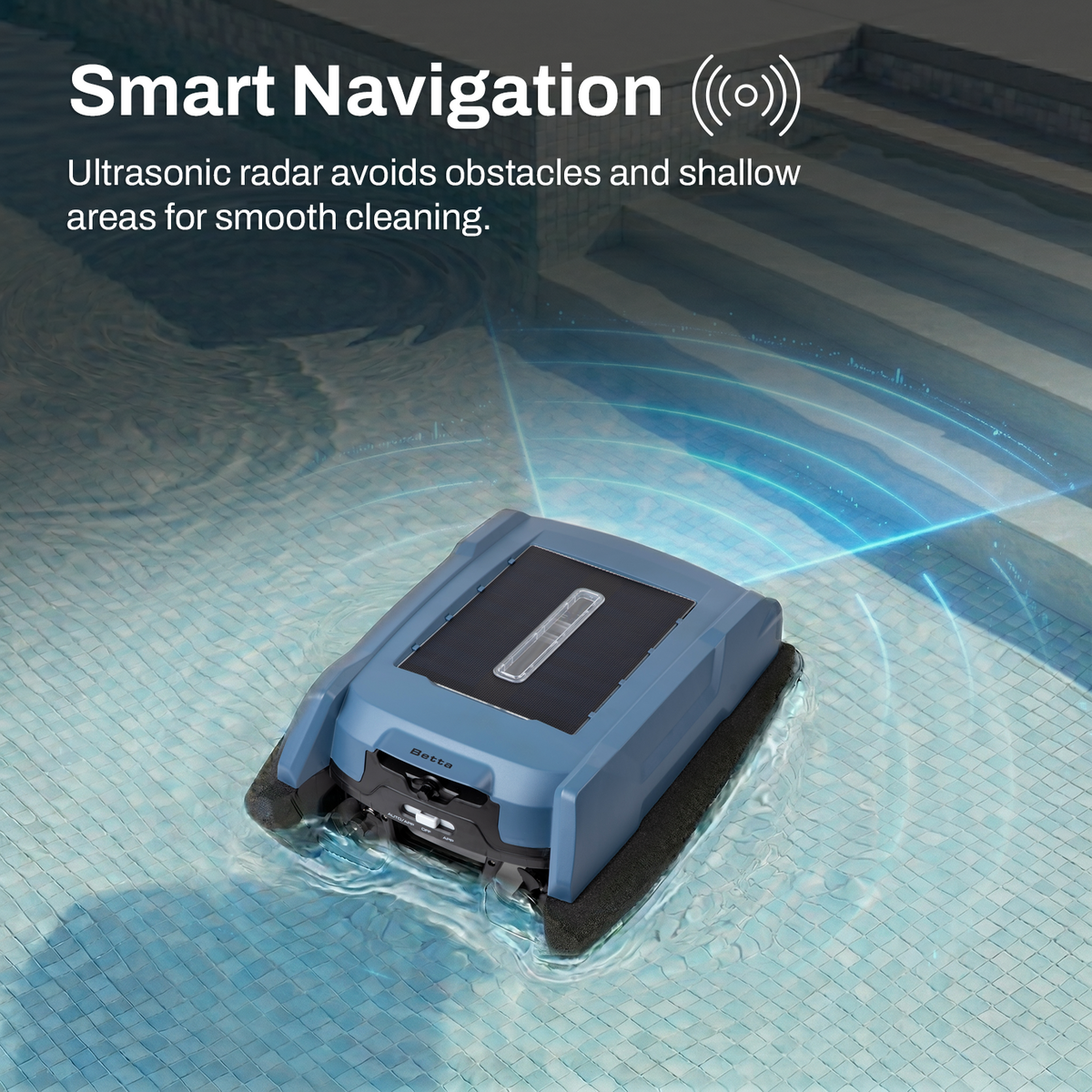 Betta Neo smart navigation with ultrasonic sensors
