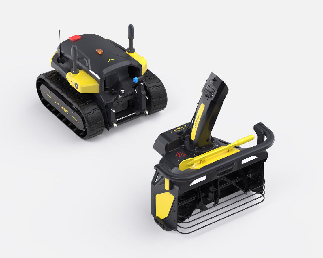 Yarbo Snow Blower - Core and Module detached