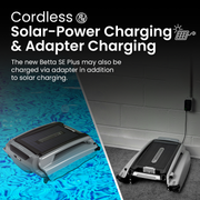 Betta SE Plus solar power charging and adapter charging