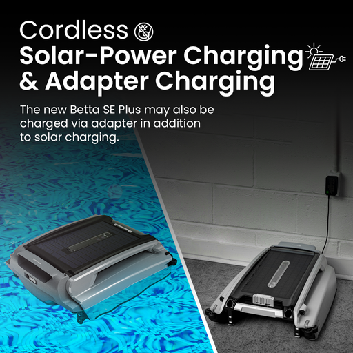 Betta SE Plus solar power charging and adapter charging