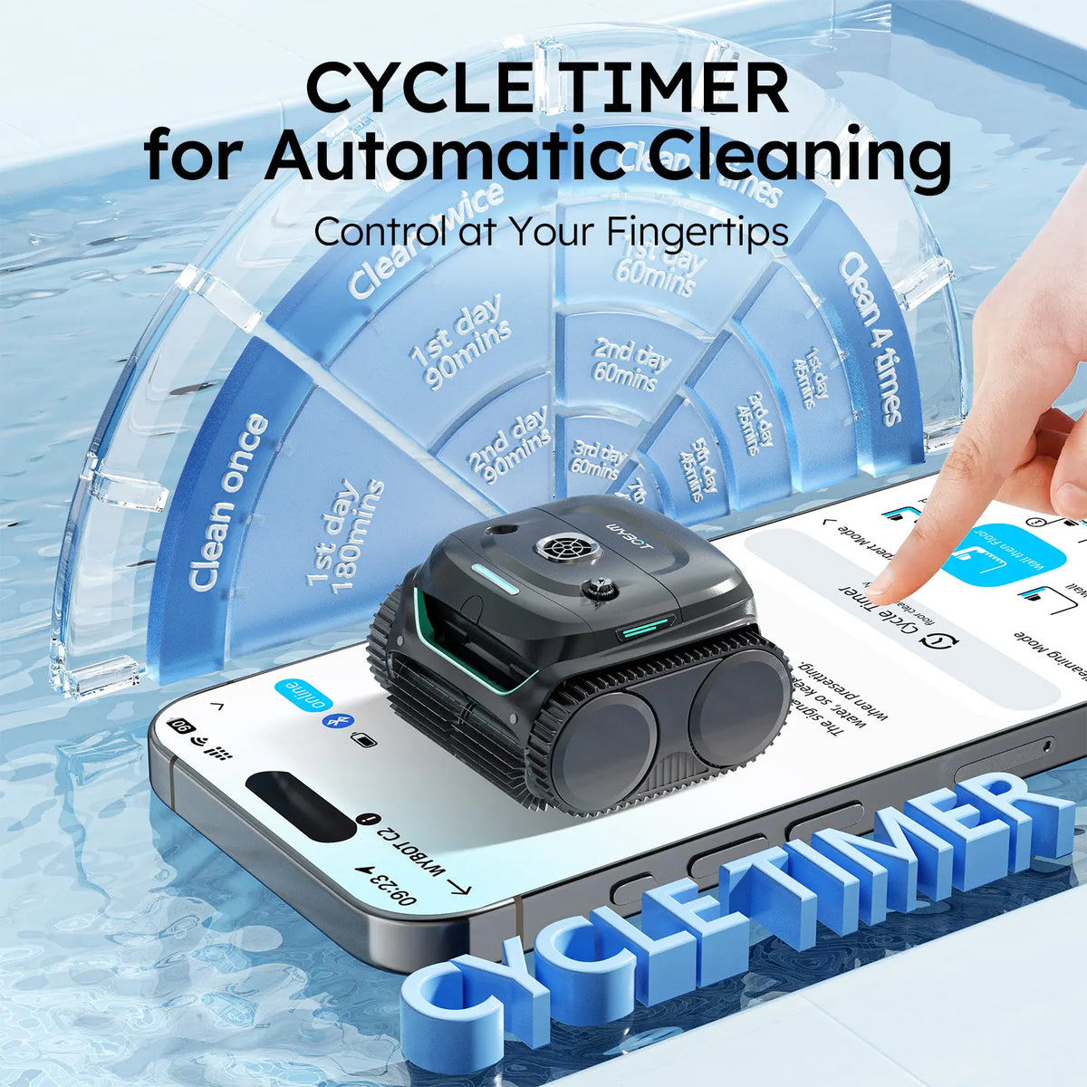 (2026 Upgrade) WYBOT C2 Cordless Robotic Pool Cleaner