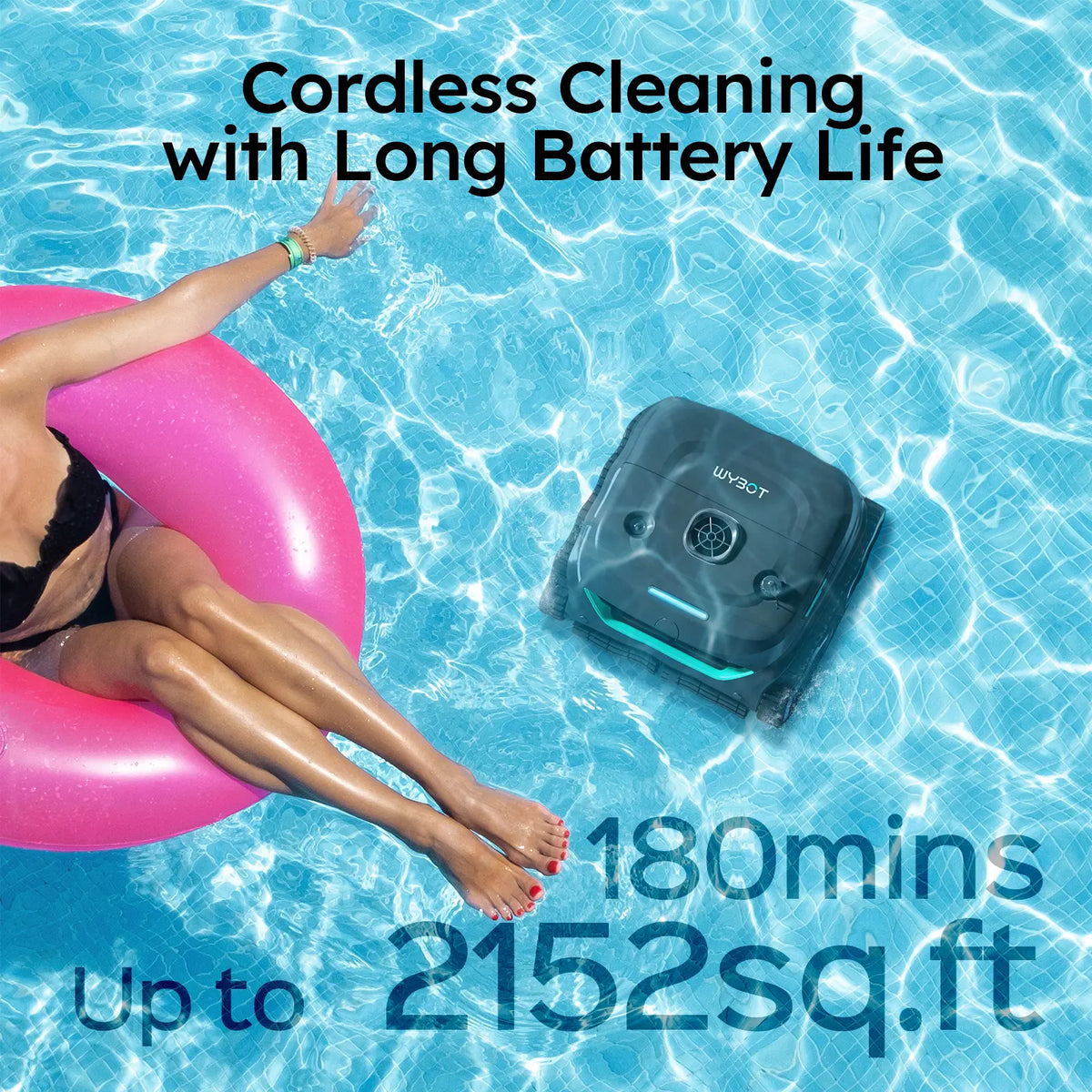 (2026 Upgrade) WYBOT C2 Cordless Robotic Pool Cleaner
