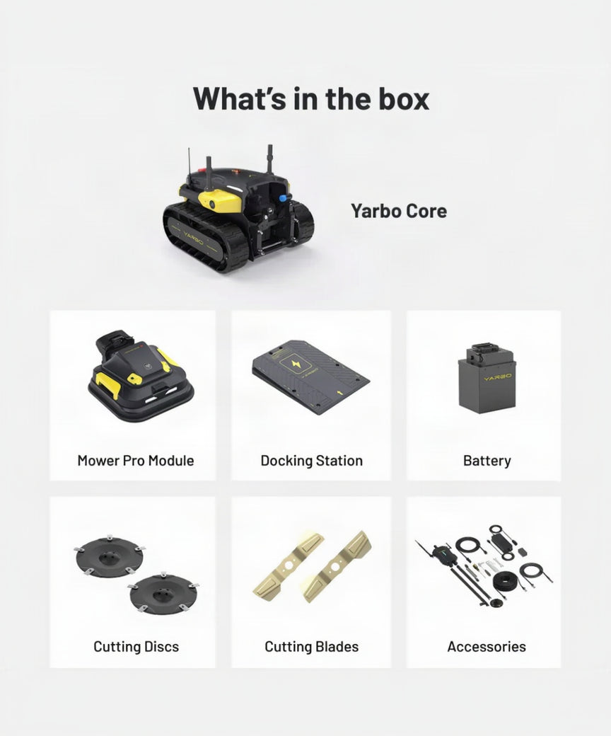 Yarbo Y40 Lawn Mower Pro (Core + Lawn Mower Pro Module)