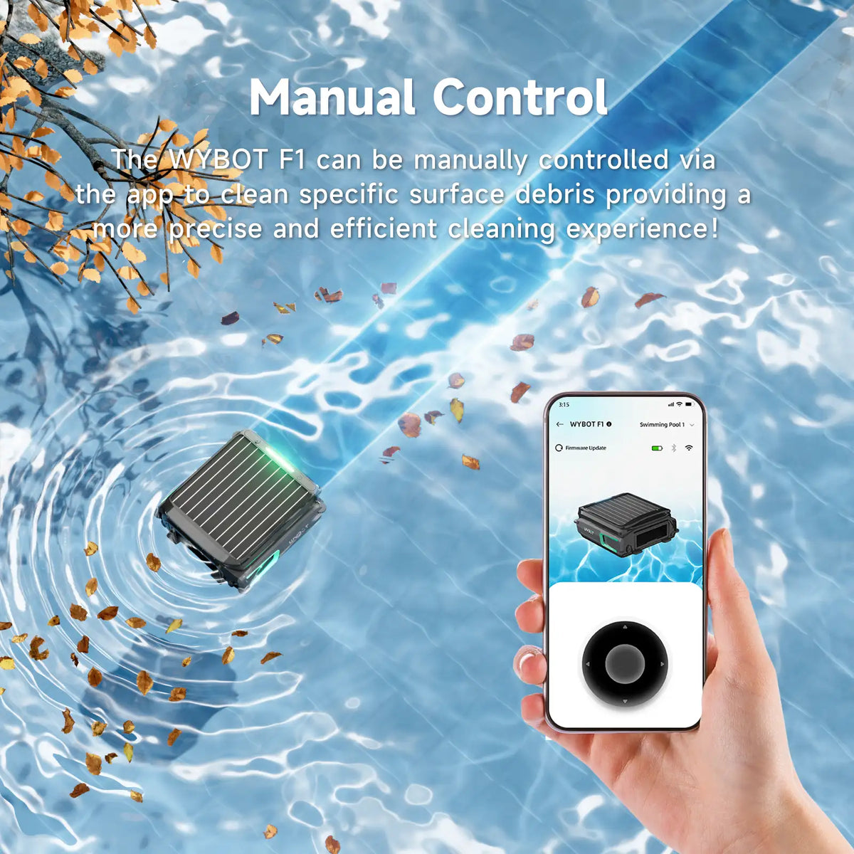 WYBOT Full Pool Solution Bundle-S2 Solar Vison & F1