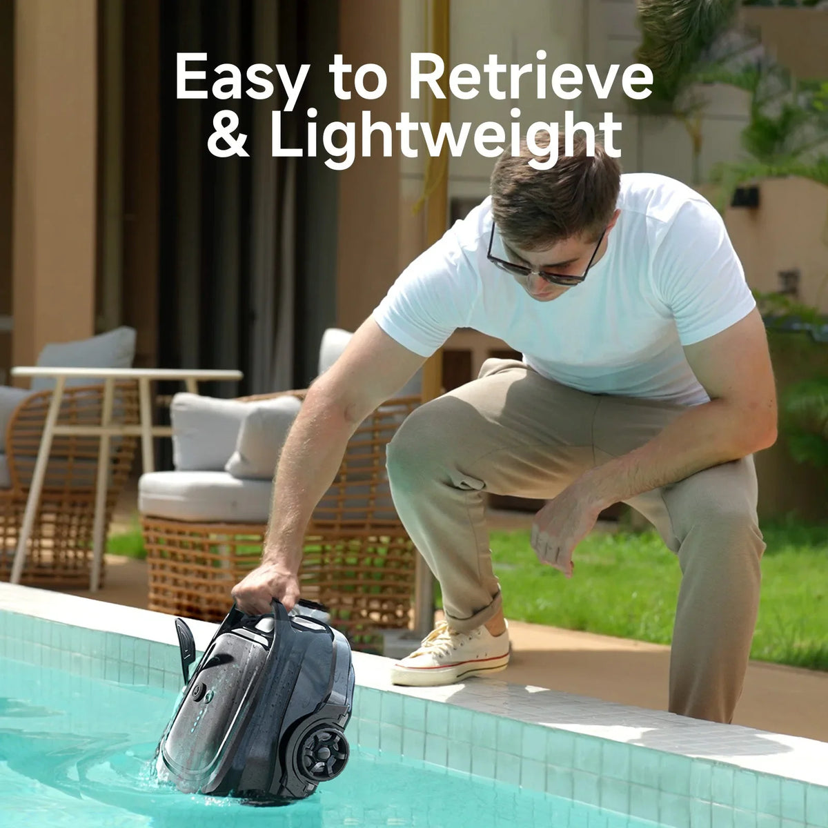 (2026 Upgrade) WYBOT A1 Cordless Robotic Pool Cleaner