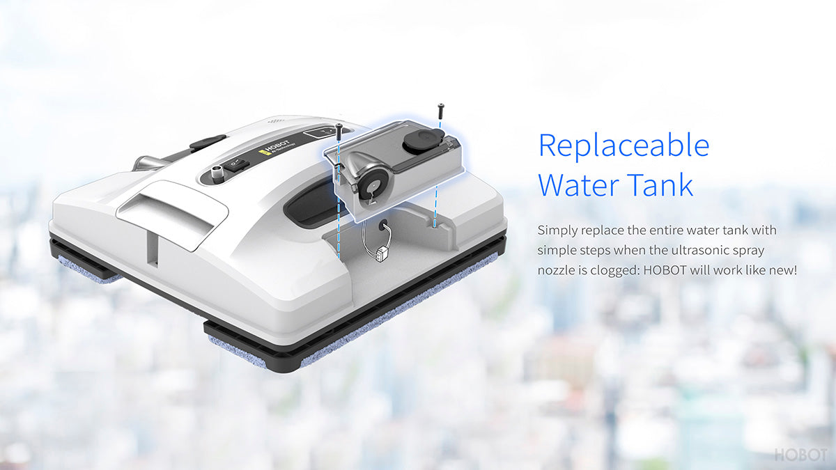 HOBOT-2S replaceable water tank