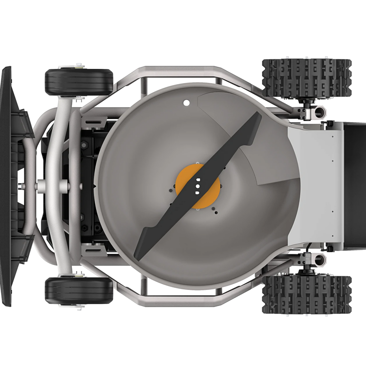 Mowrator S1 deck from above
