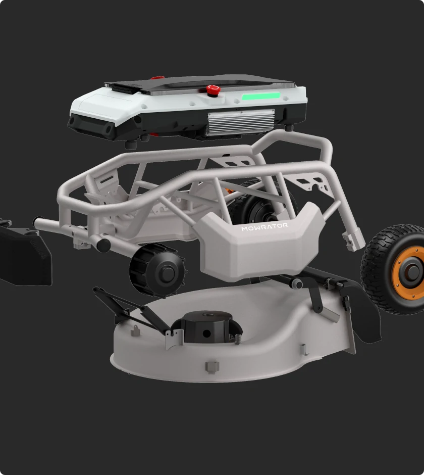 Mowrator S1 exploded view