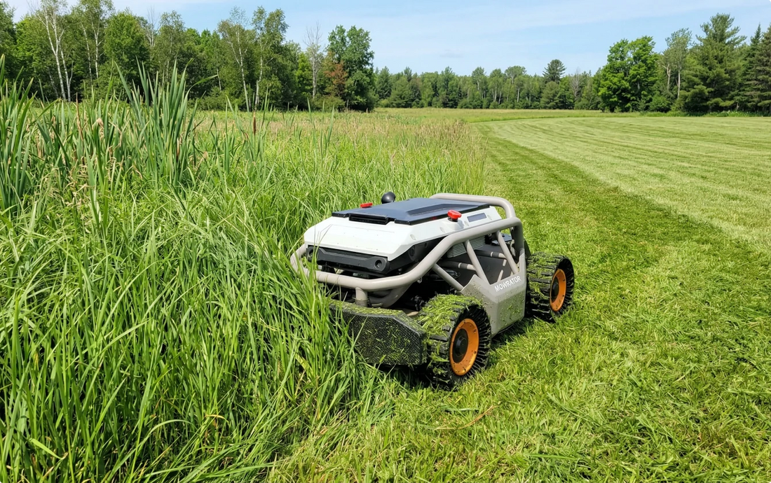 Mowrator S1 in a large open field