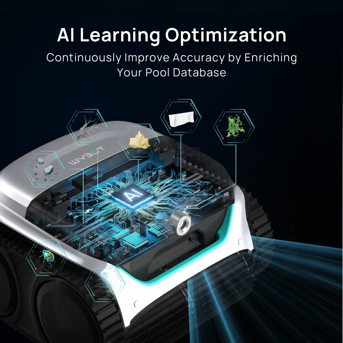(2026 New) WYBOT C2 Vision Cordless Robotic Pool Cleaner