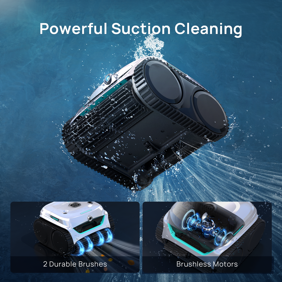 (2026 New) WYBOT C2 Vision Cordless Robotic Pool Cleaner